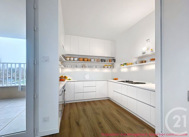 Appartement T3 à vendre - 3 pièces - 79.38 m2 - NANTES - 44 - PAYS-DE-LOIRE - Century 21 Doulon