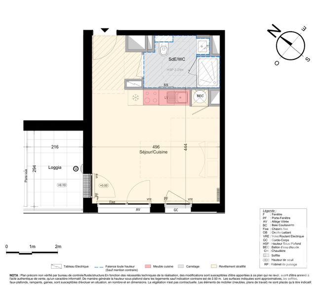 Appartement T1 à vendre - 1 pièce - 30.28 m2 - NANTES - 44 - PAYS-DE-LOIRE - Century 21 Doulon