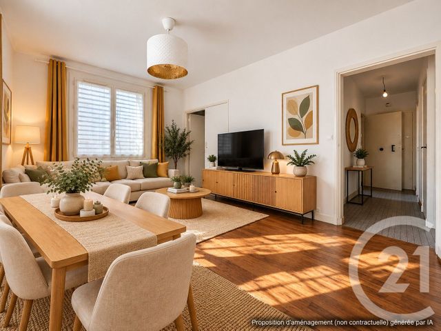Appartement T5 à vendre - 5 pièces - 70.9 m2 - NANTES - 44 - PAYS-DE-LOIRE - Century 21 Doulon